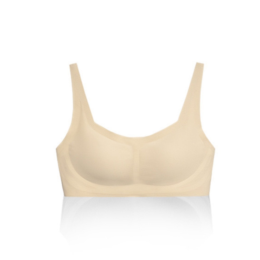 Yoga Fitness Girl - Reggiseno push-up senza cuciture in tinta