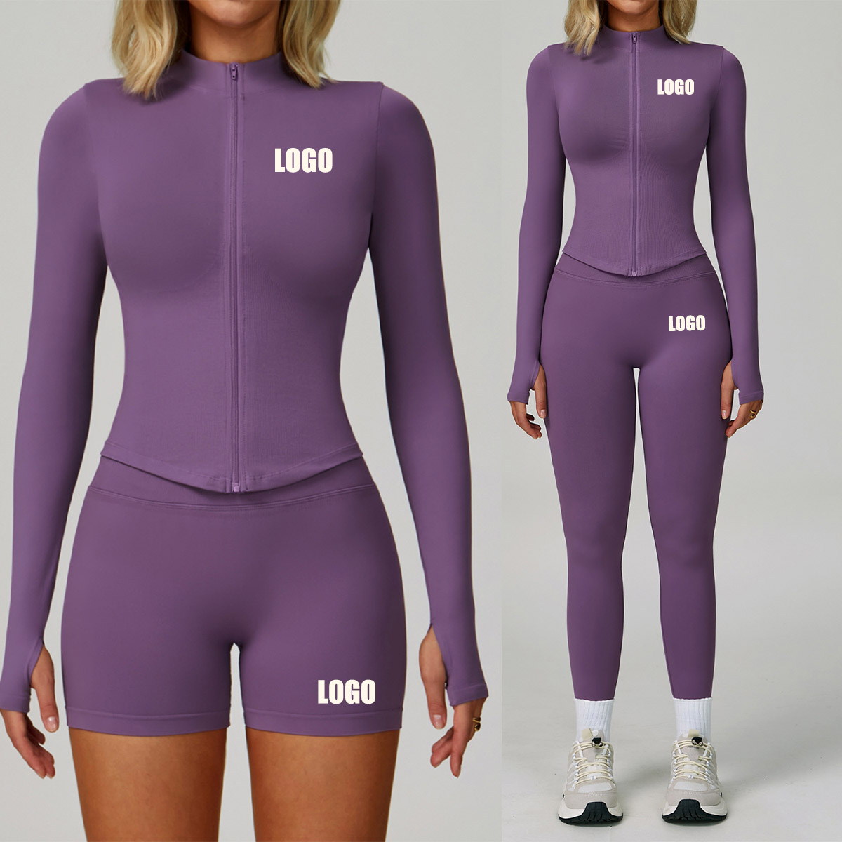 Yoga Fitness Logo - LOGO personalizzato tuta fitness da yoga