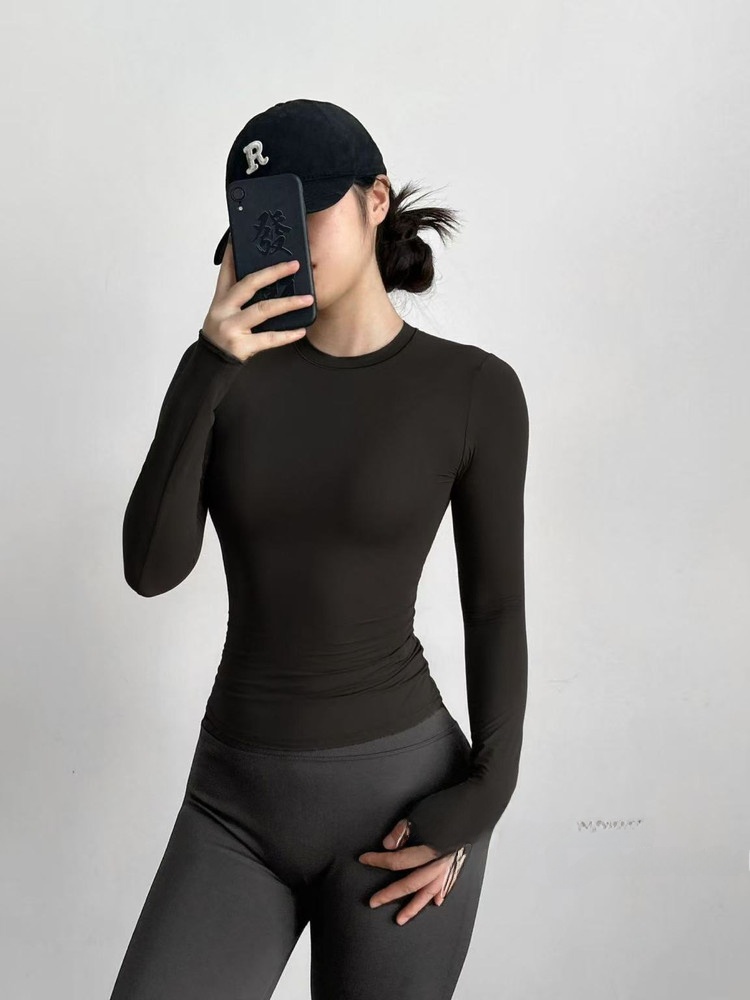 Yoga Fitness Girl - T-Shirt Sportiva Slim Fit a Maniche