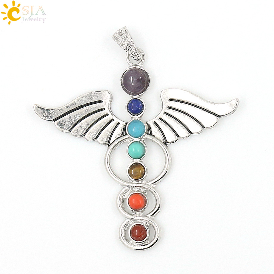 CSJA Chakras ciondolo in crist - Yoga Health & Fitness Center recensione e prezzo