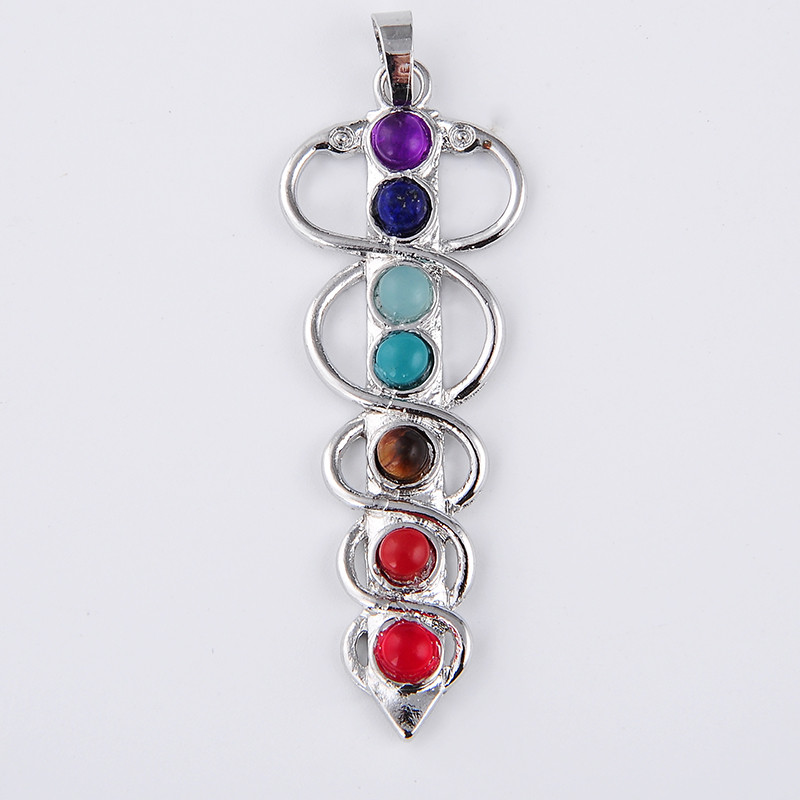 7 Chakra collana con ciondolo  - Yoga Health & Fitness Center recensione e prezzo