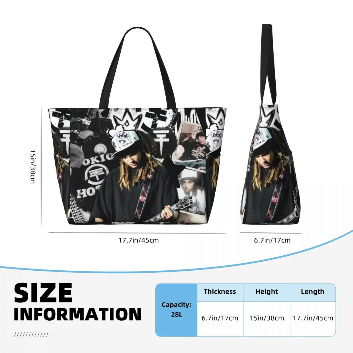 Borsa da Spiaggia Tokio Hotel  - Yoga Fitness Hotel recensione e prezzo