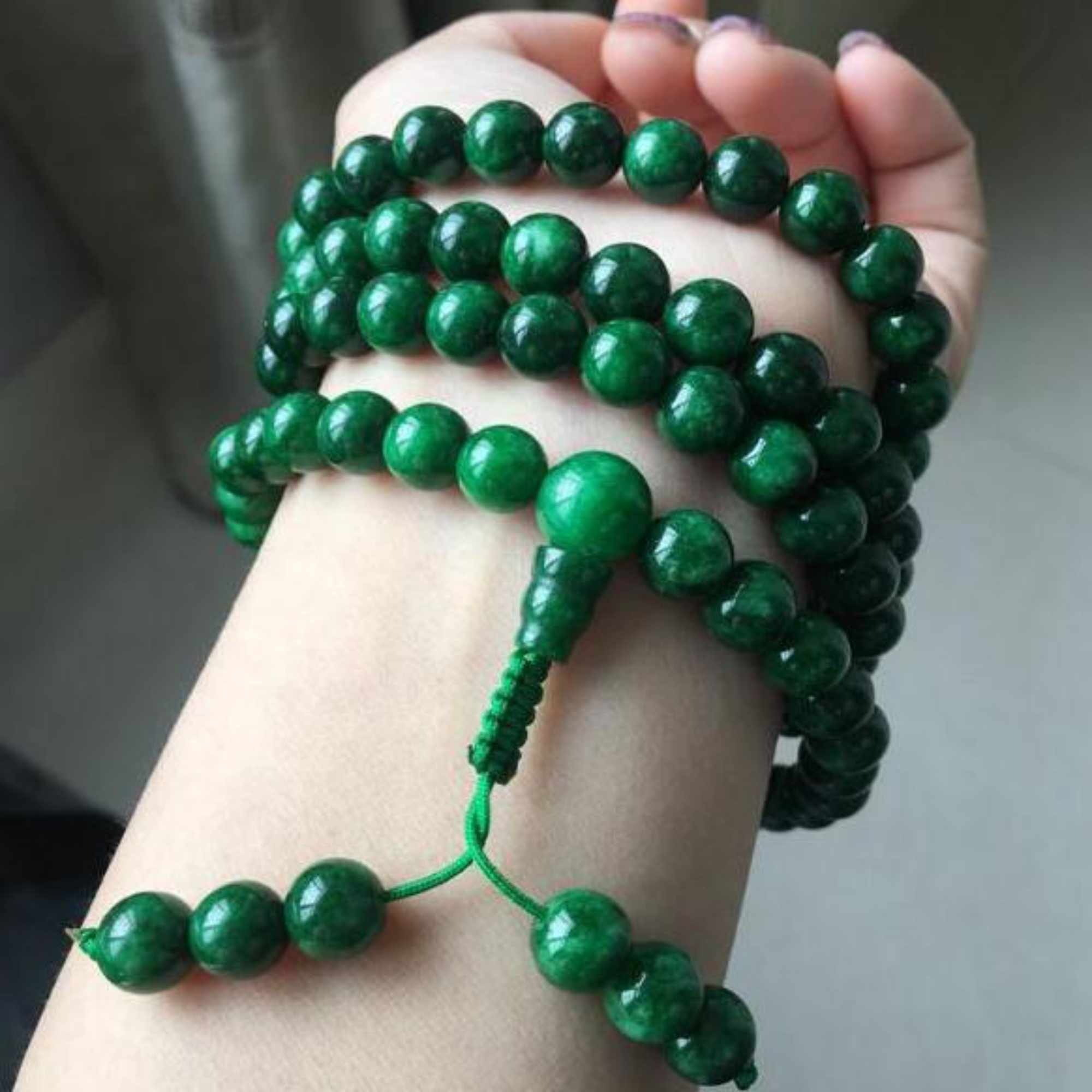 6mm 108 naturale verde giada p - Yoga Health & Fitness Center recensione e prezzo