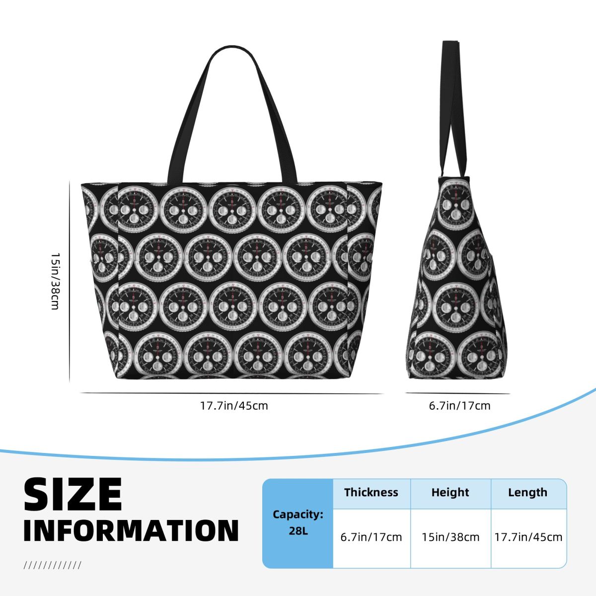 Borsa tote da spiaggia con qua - Yoga Fitness Watch recensione e prezzo