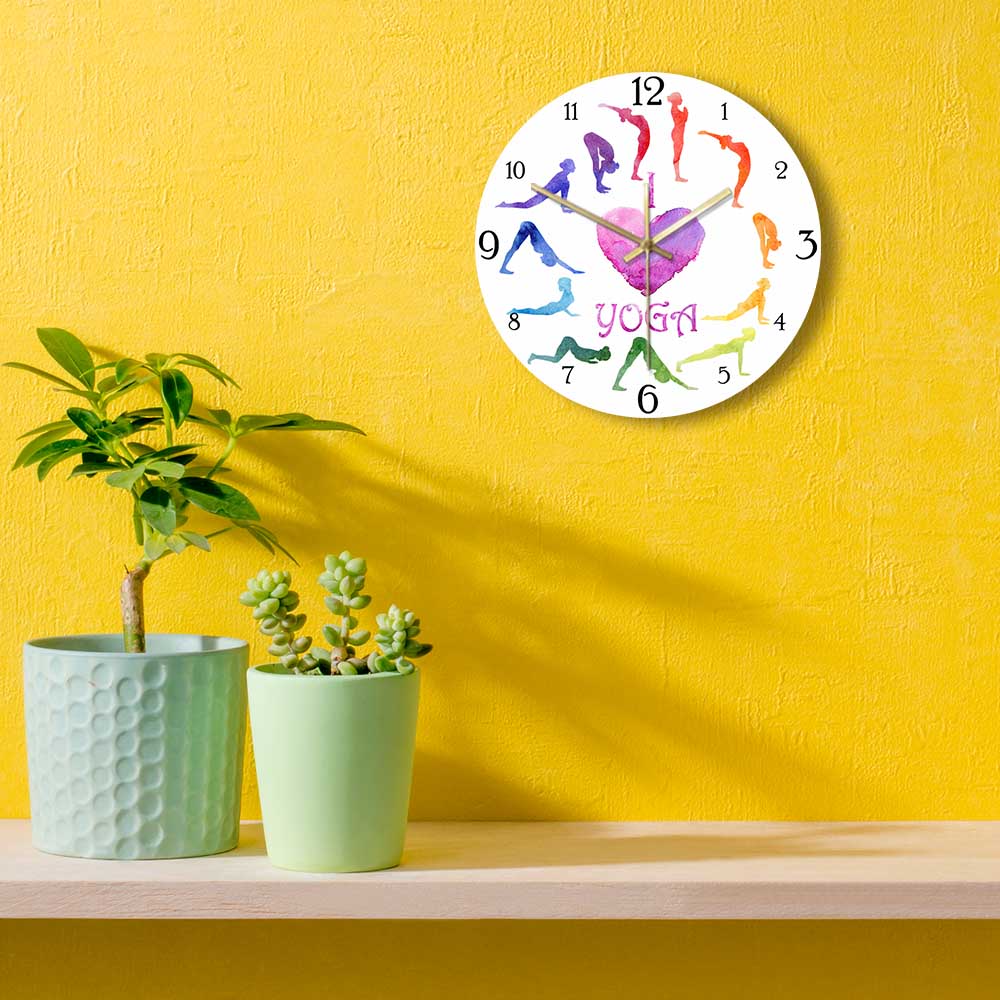 Orologio da parete con stampa  - Yoga Fitness Watch recensione e prezzo