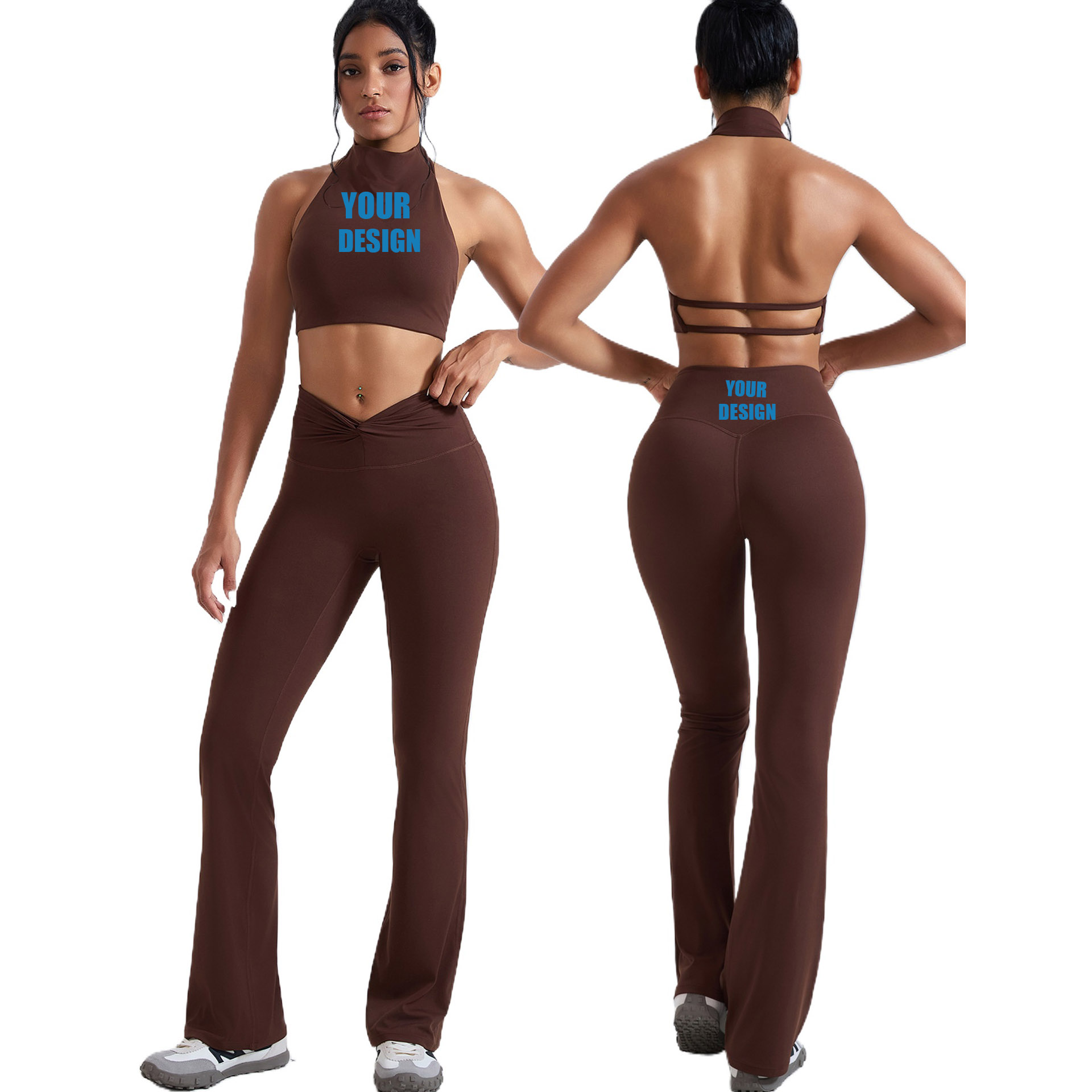 Set Due Pezzi Personalizzato c - Yoga Fitness Logo recensione e prezzo