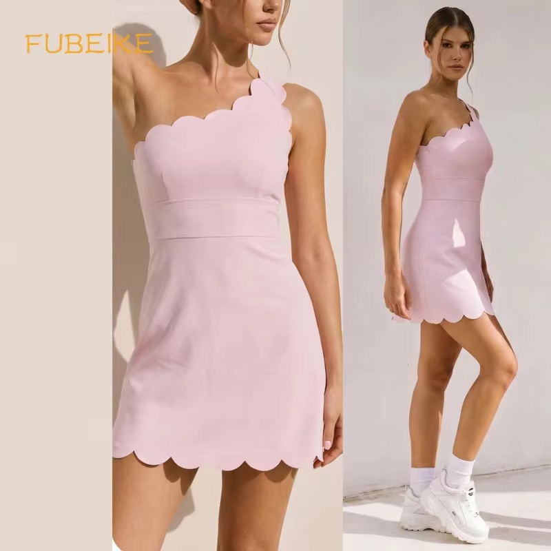 Abito da tennis monospalla in  - Yoga Fitness Dress recensione e prezzo