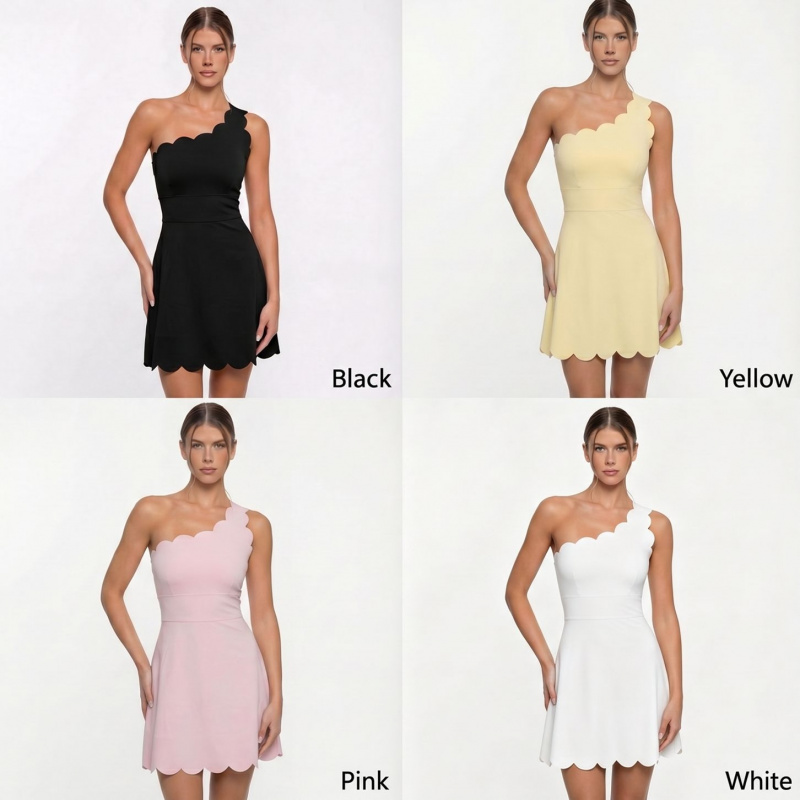 Abito da tennis monospalla in  - Yoga Fitness Dress recensione e prezzo