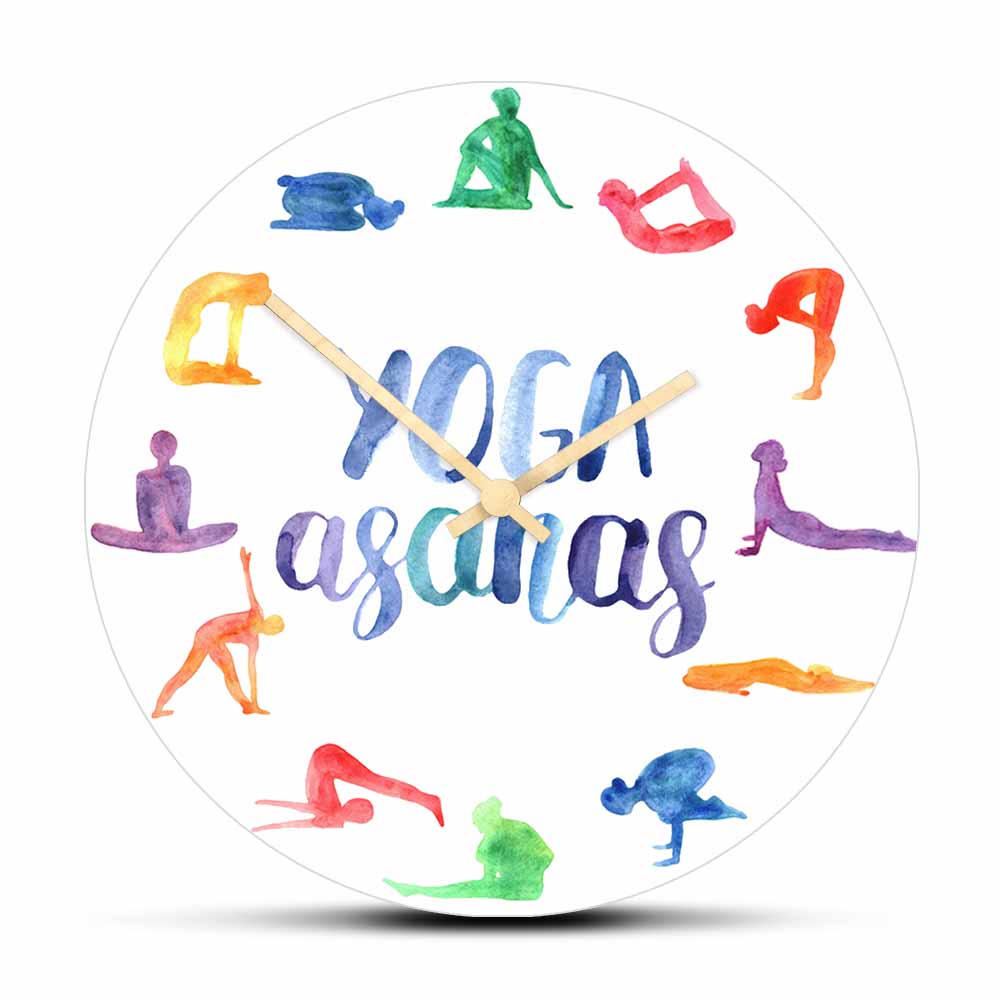 Yoga Asanas orologio da parete - Yoga Fitness Watch recensione e prezzo