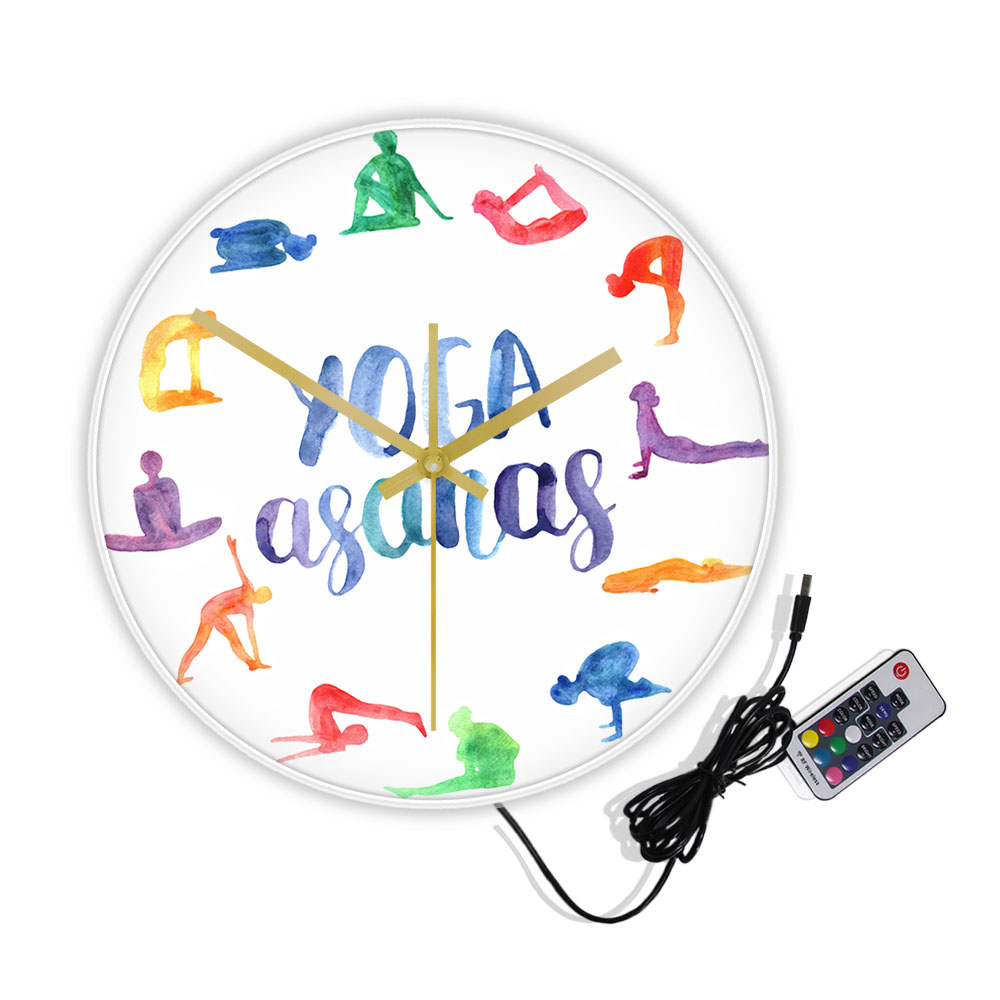 Yoga Asanas orologio da parete - Yoga Fitness Watch recensione e prezzo
