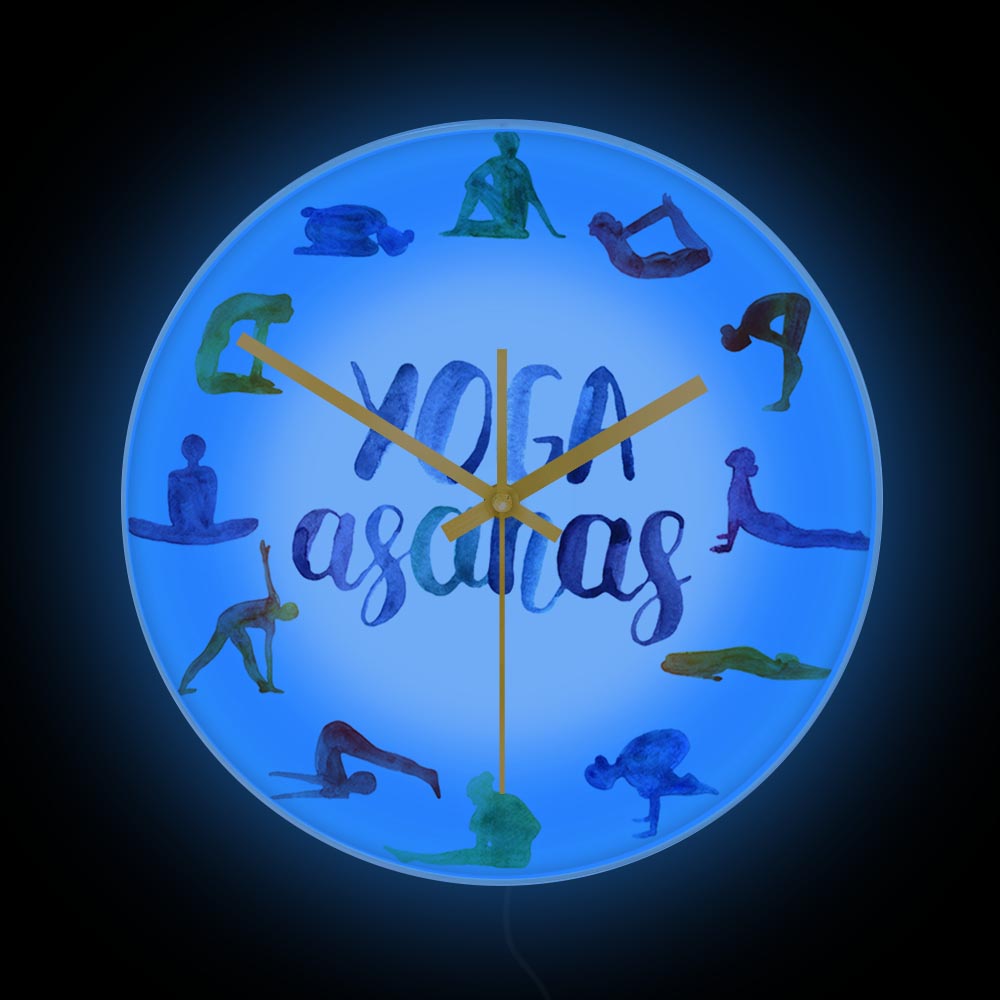 Yoga Asanas orologio da parete - Yoga Fitness Watch recensione e prezzo