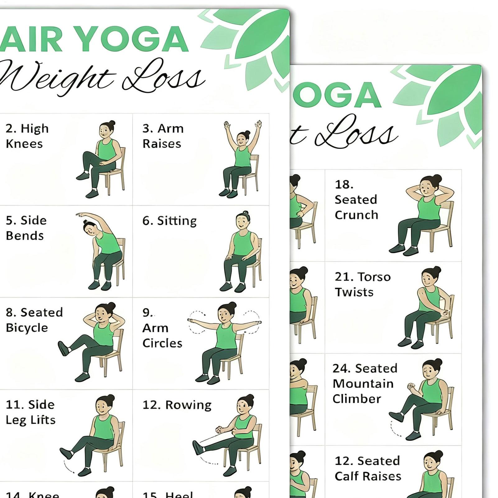 2 Poster Yoga per Casa, Palest - Yoga Health & Fitness Center recensione e prezzo
