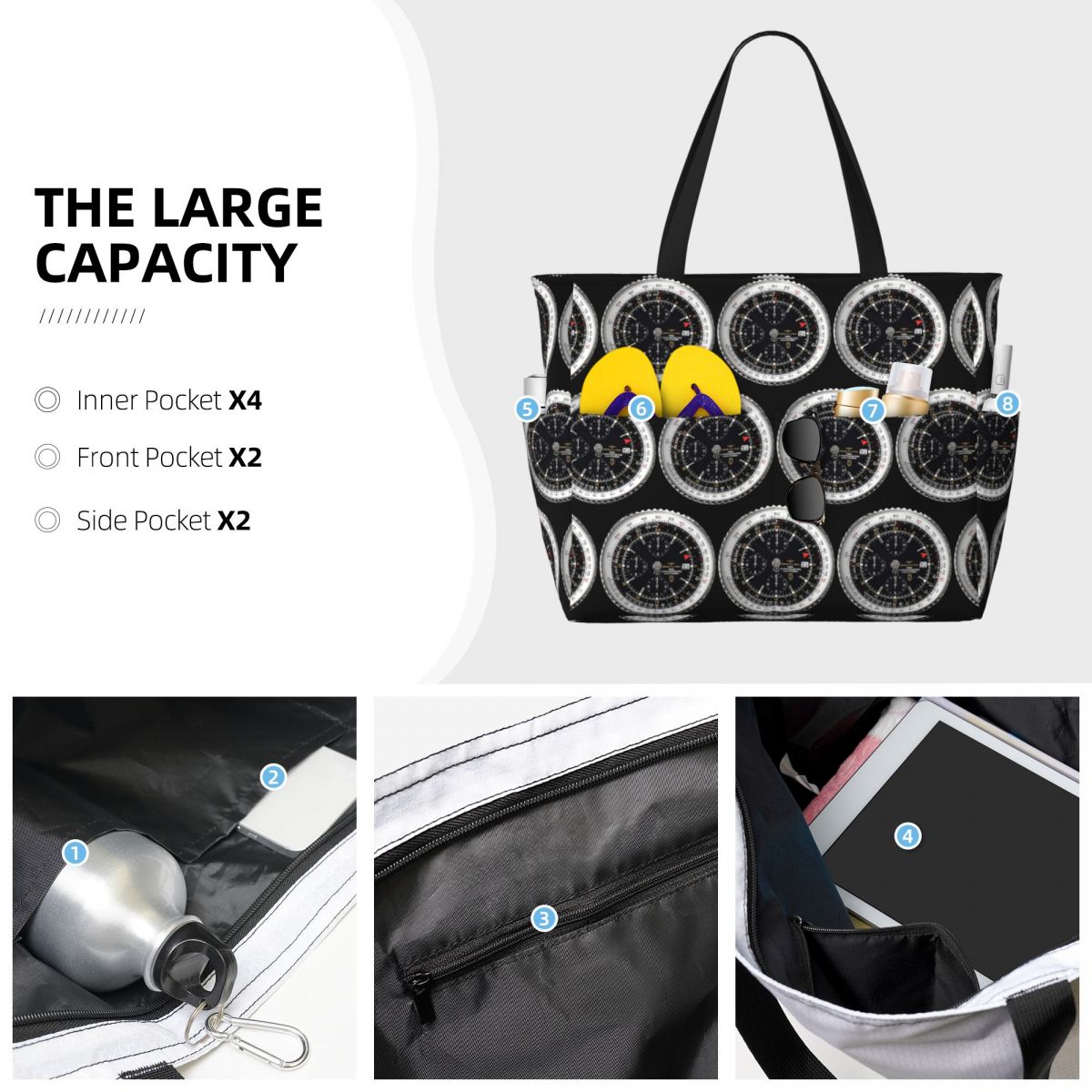 Borsa tote di lusso con quadra - Yoga Fitness Watch recensione e prezzo